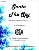 Santa The Spy Concert Band sheet music cover